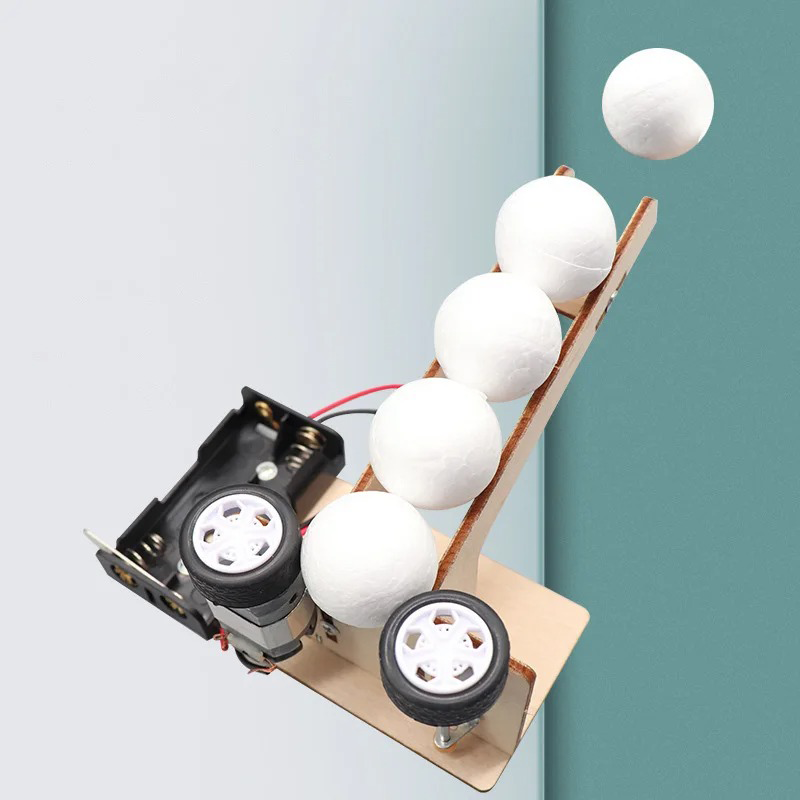 Science Project Kit - Elektrikli Top Fırlatma Makinesi Kitleri DIY